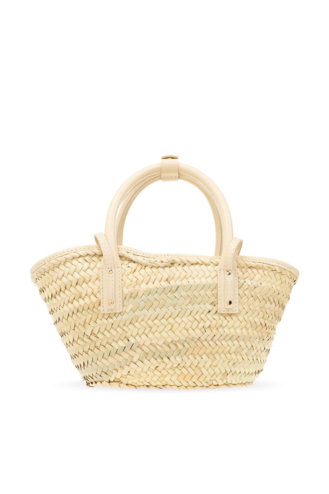 【JACQUEMUS】 Le Petit Panier Soli' shopping bag Beige Jacquemus Le Petit Panier Soli Basket Bag | Neutrals